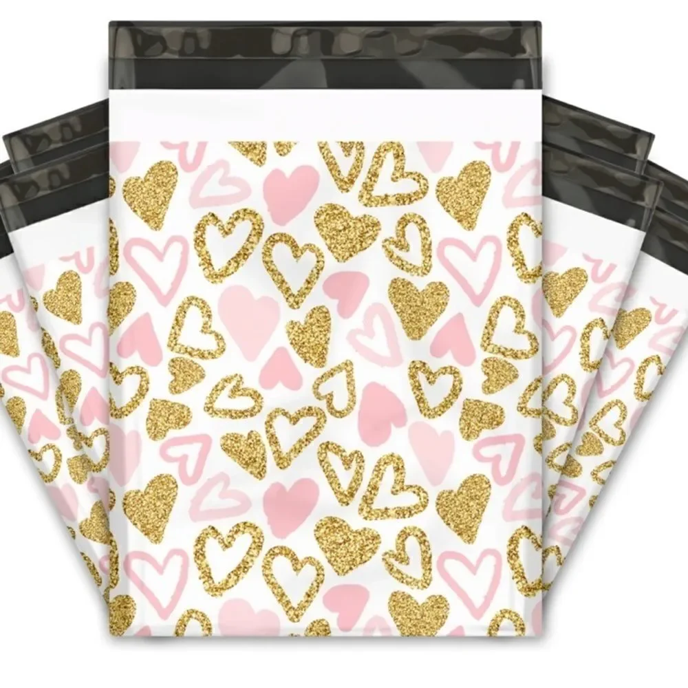 Poly Mailers MIX 6x9 10x13 14.5x19 35 pieces 35 stickers 1.5” insert cards